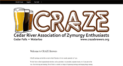 Desktop Screenshot of crazebrewers.org