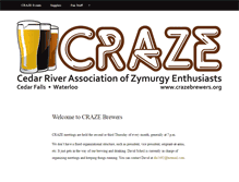 Tablet Screenshot of crazebrewers.org